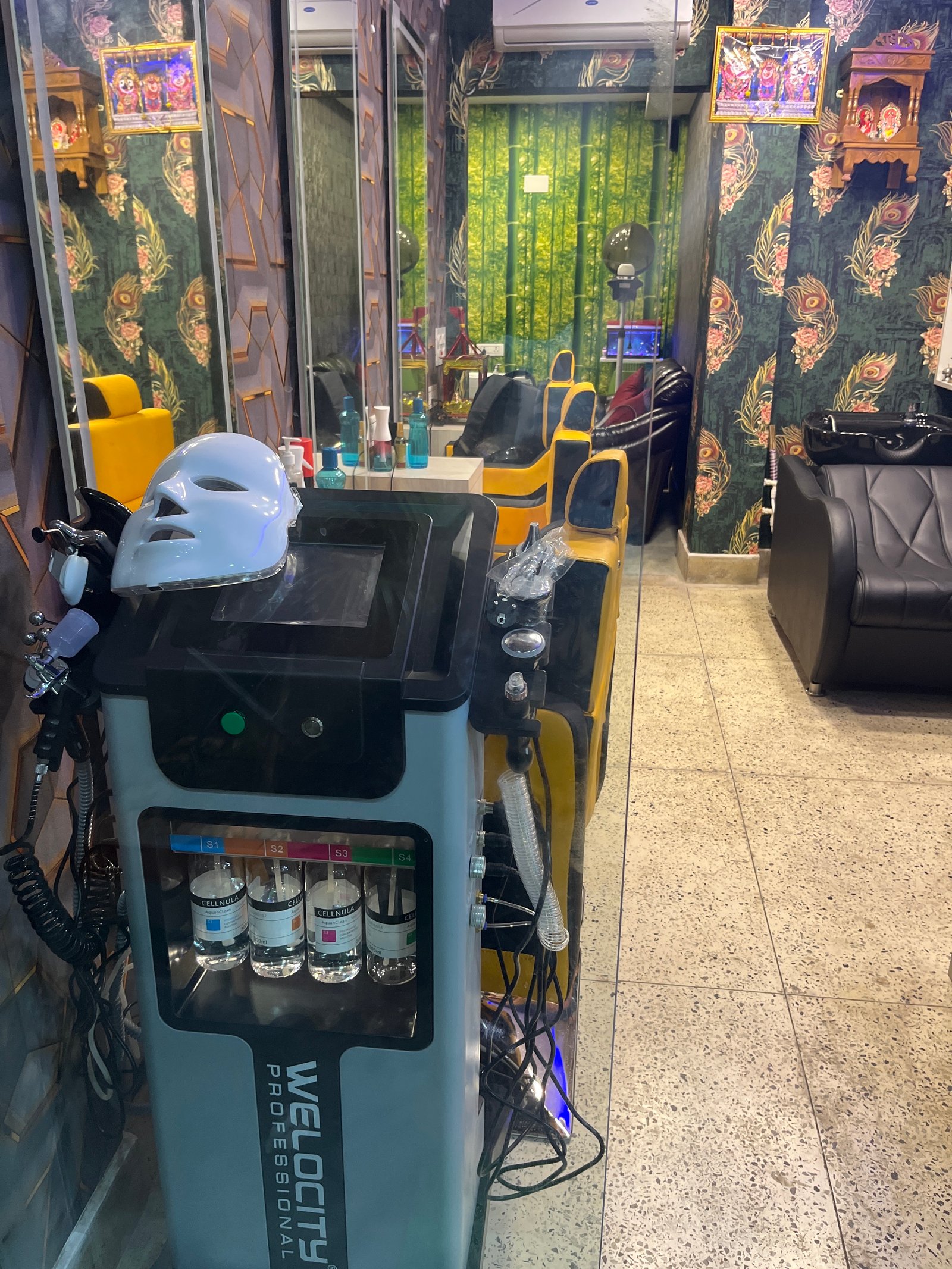 Interior of Magic Touch Unisex Saloon